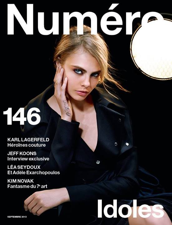  Cara Delevingne por Karl Lagerfeld para a Numéro No.146 Setembro 2013
