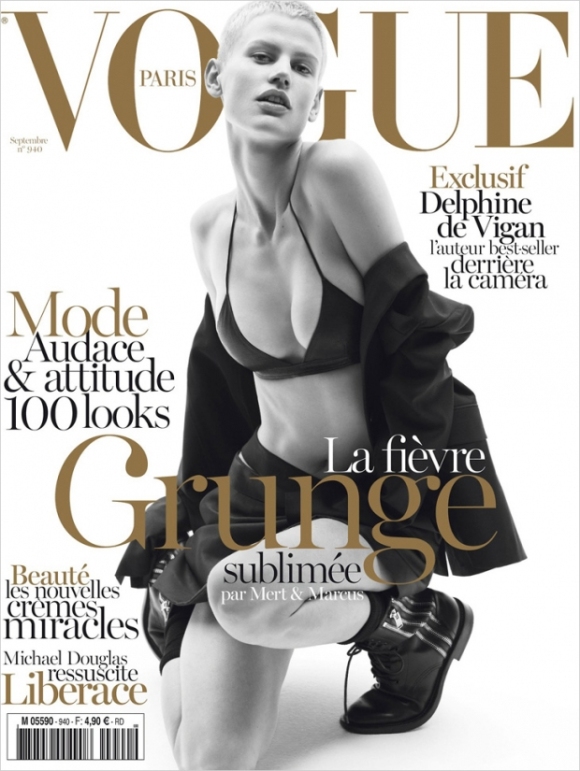 Saskia de Brauw para a Vogue Paris setembro 2013