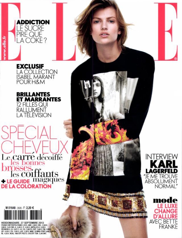 Bette Franke para a Elle França 27 Setembro 2013 